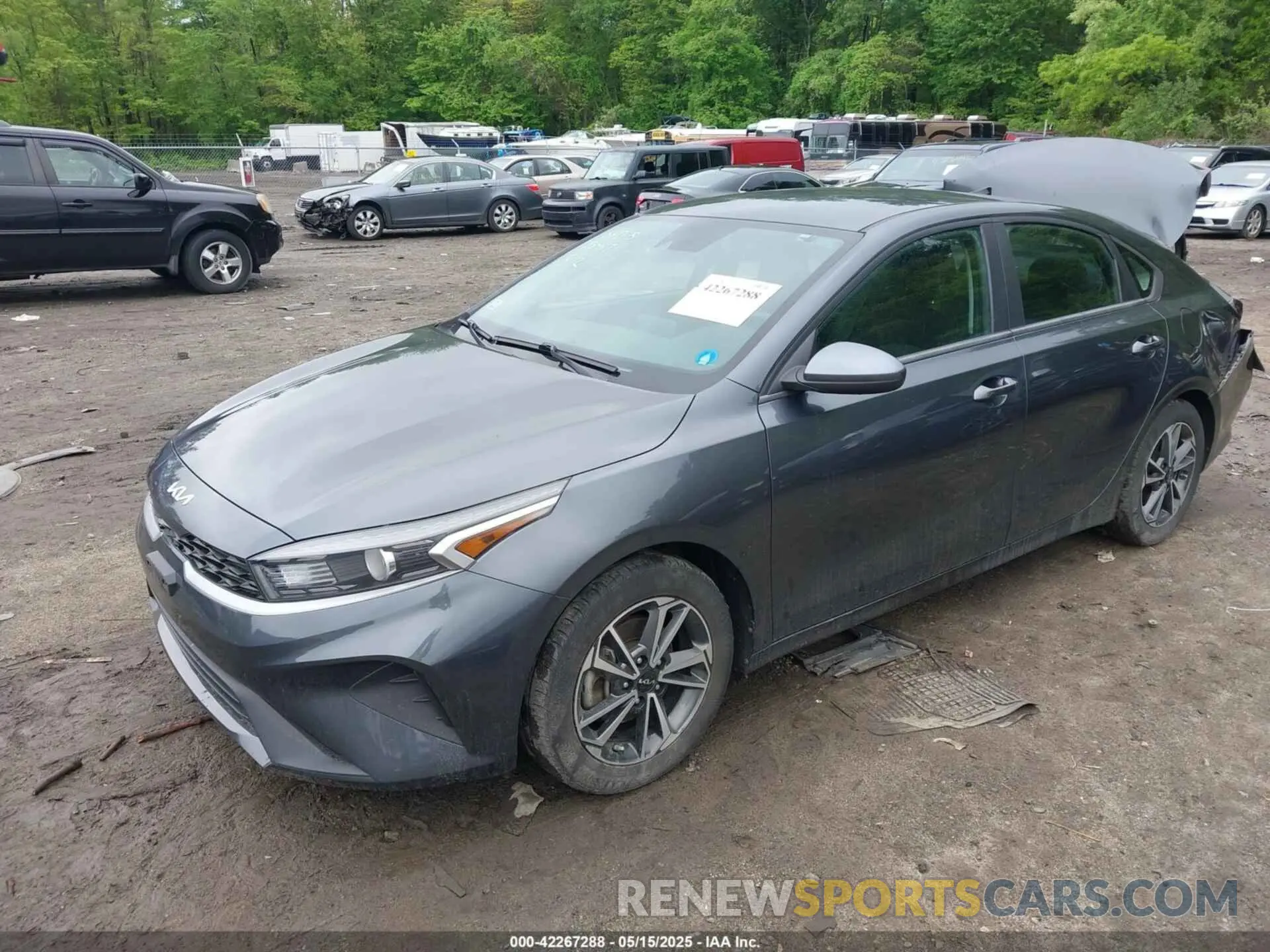 2 fotografías del automóvil dañado 3KPF24ADXNE448824 KIA FORTE 2022