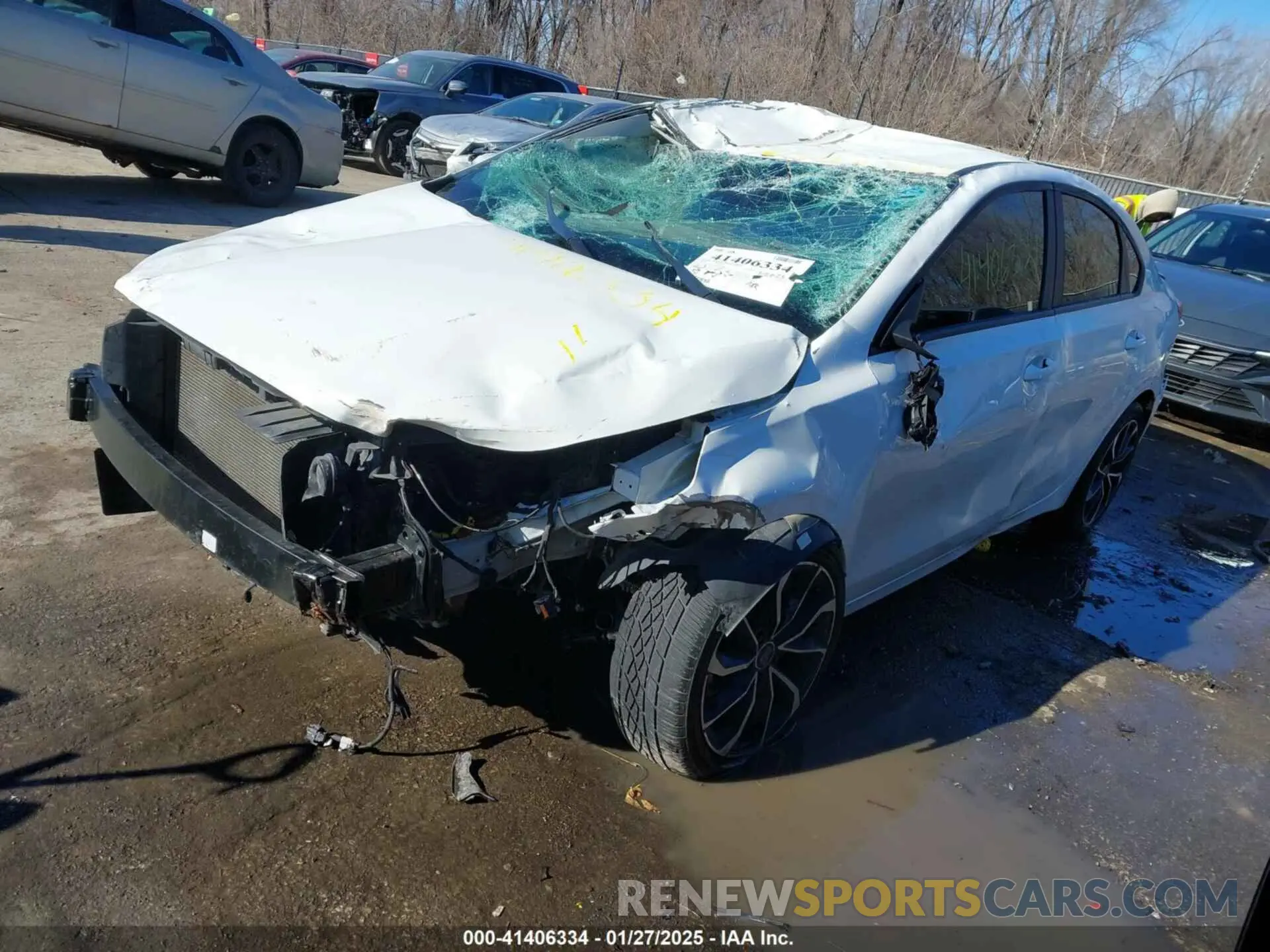 2 fotografías del automóvil dañado 3KPF24ADXNE474680 KIA FORTE 2022