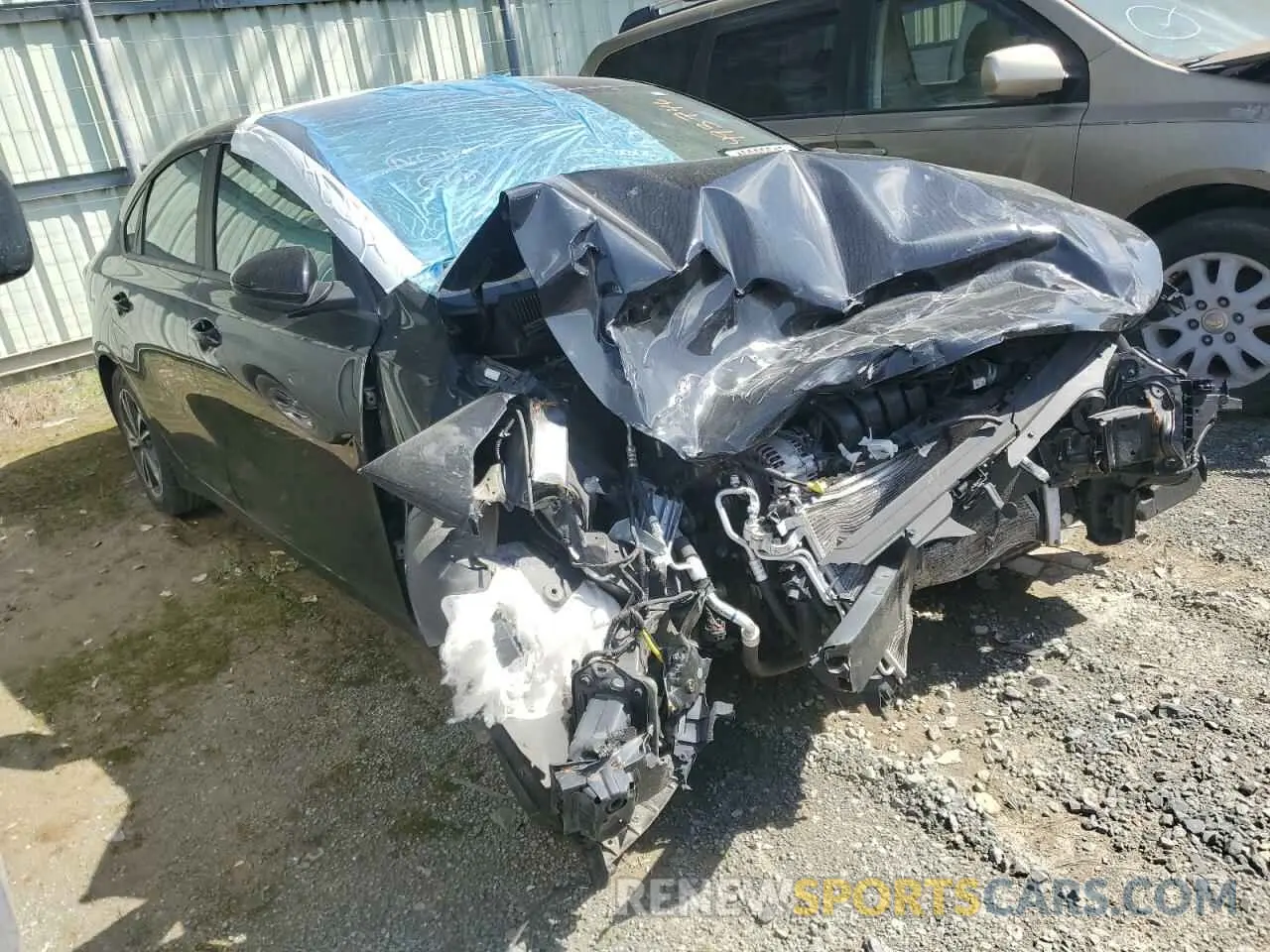 4 fotografías del automóvil dañado 3KPF24ADXNE493746 KIA FORTE 2022
