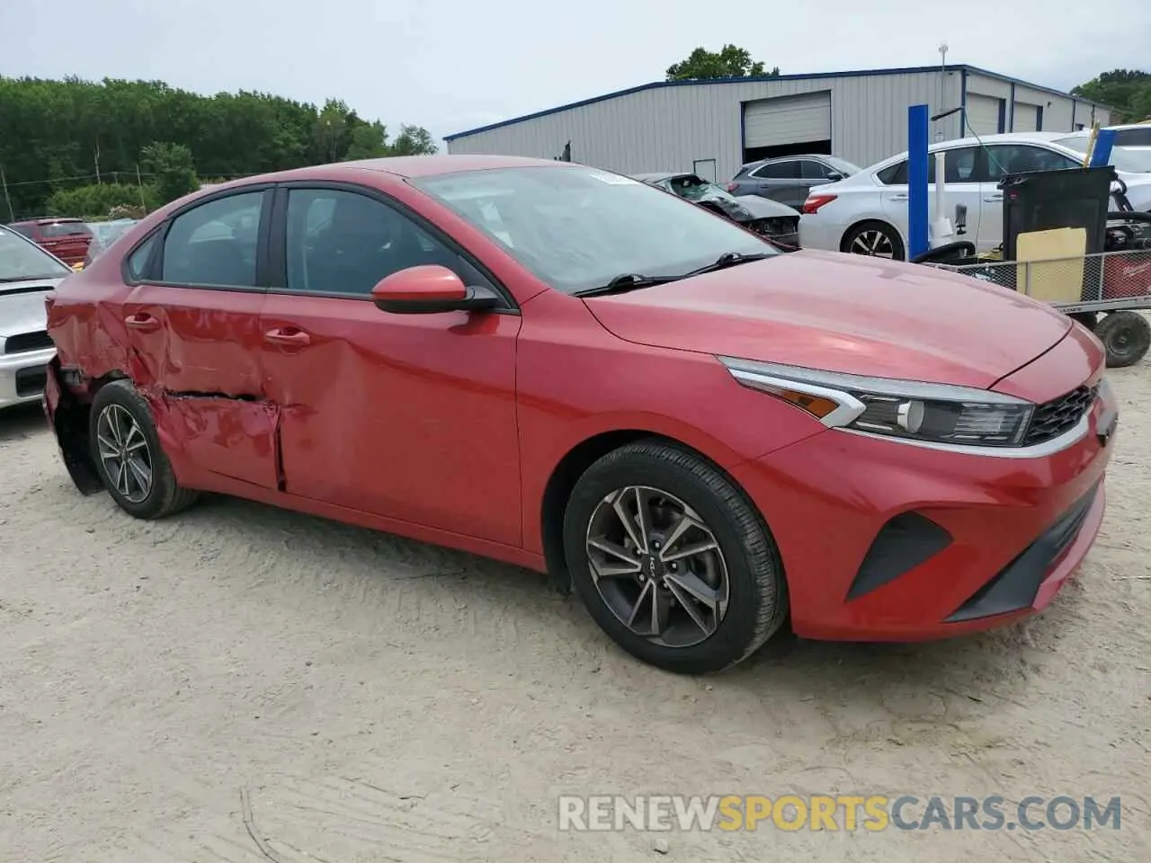 4 fotografías del automóvil dañado 3KPF24ADXNE496632 KIA FORTE 2022