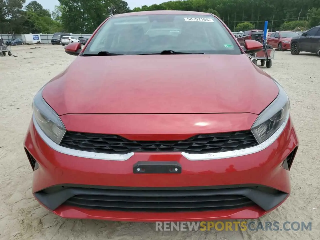 5 fotografías del automóvil dañado 3KPF24ADXNE496632 KIA FORTE 2022