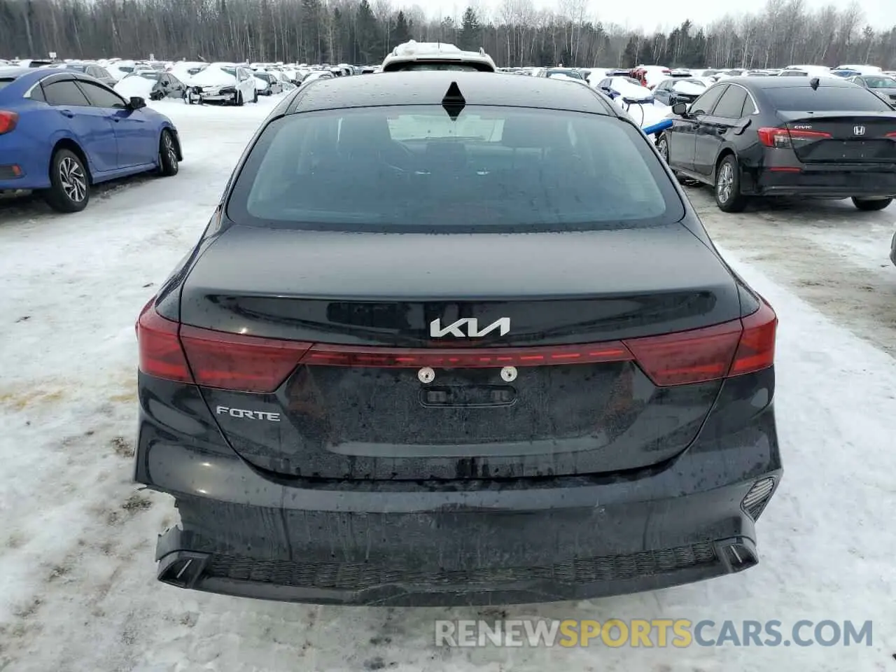 6 fotografías del automóvil dañado 3KPF34AD9NE531867 KIA FORTE 2022