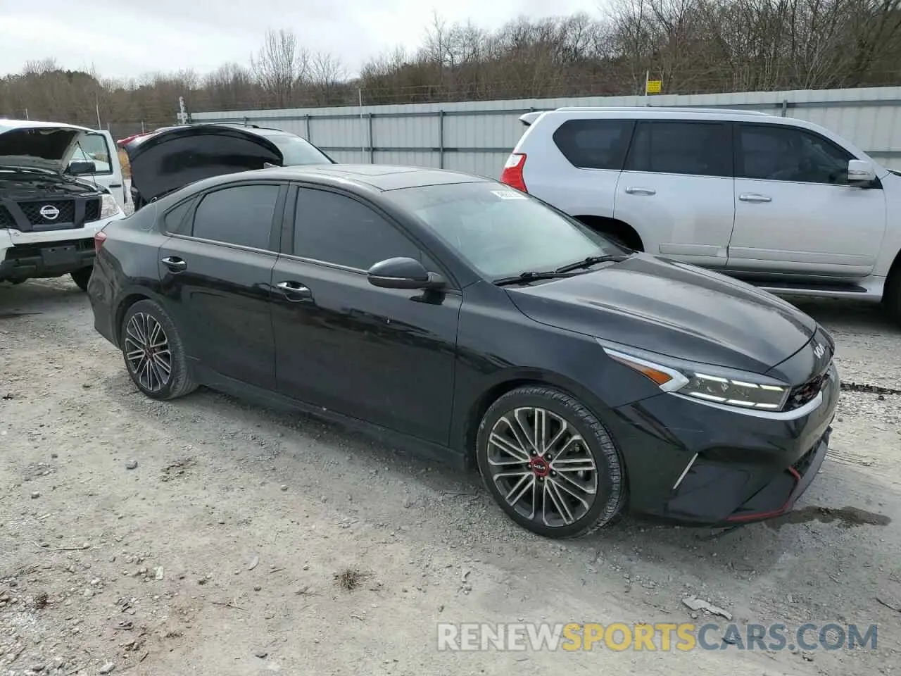 4 fotografías del automóvil dañado 3KPF44AC0NE456173 KIA FORTE 2022