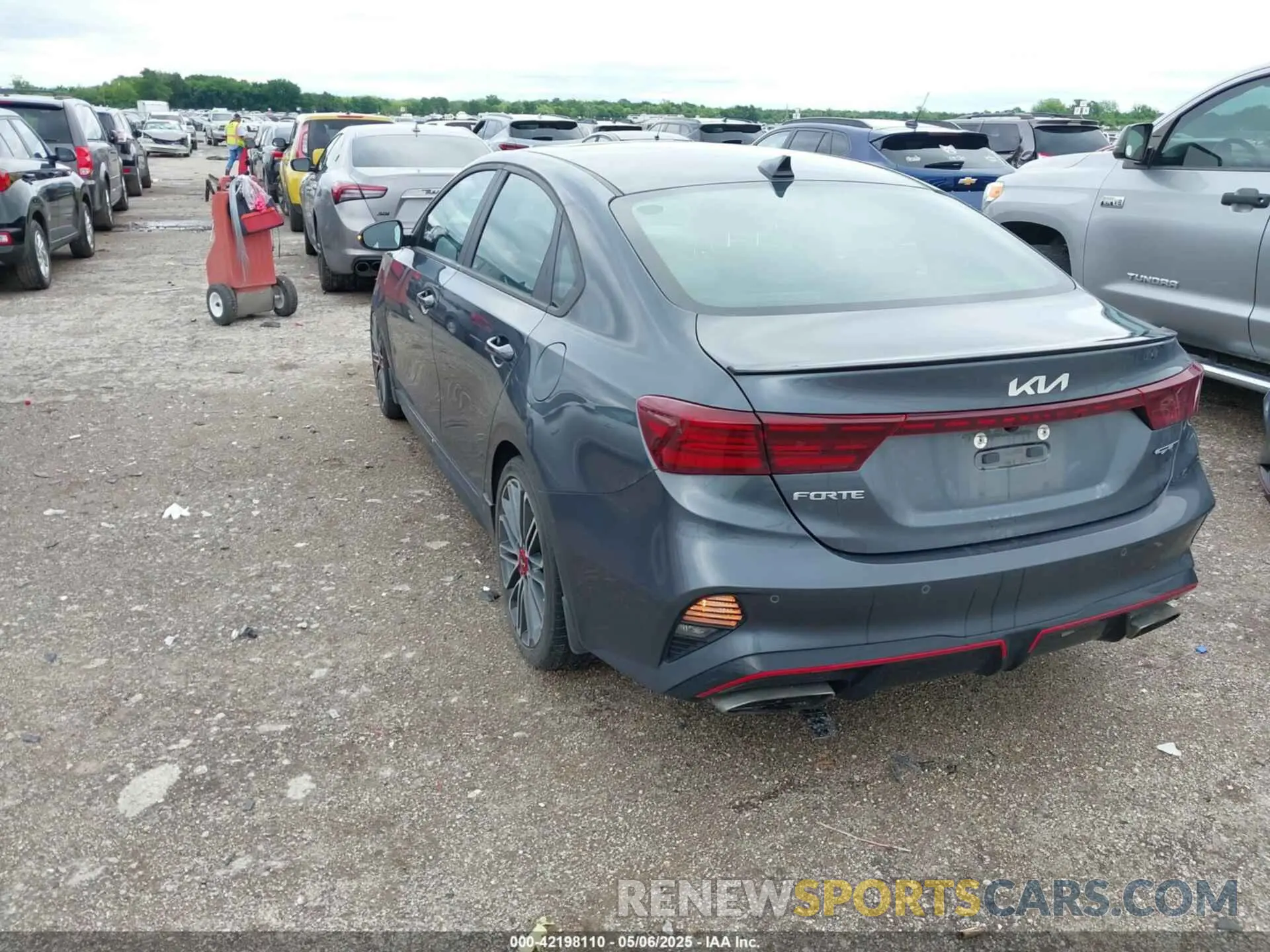 3 fotografías del automóvil dañado 3KPF44AC3NE486011 KIA FORTE 2022