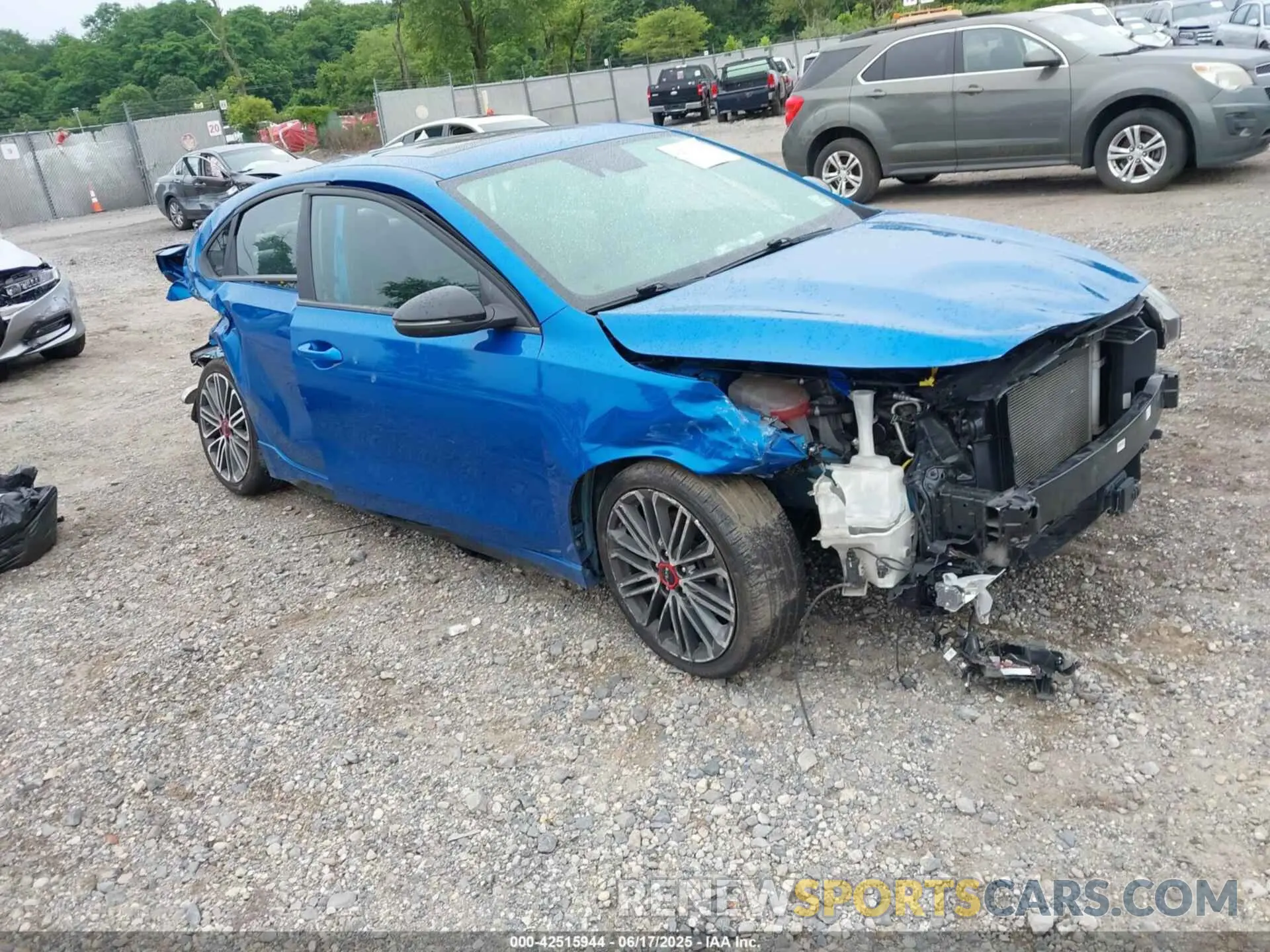 1 fotografías del automóvil dañado 3KPF44AC4NE425086 KIA FORTE 2022