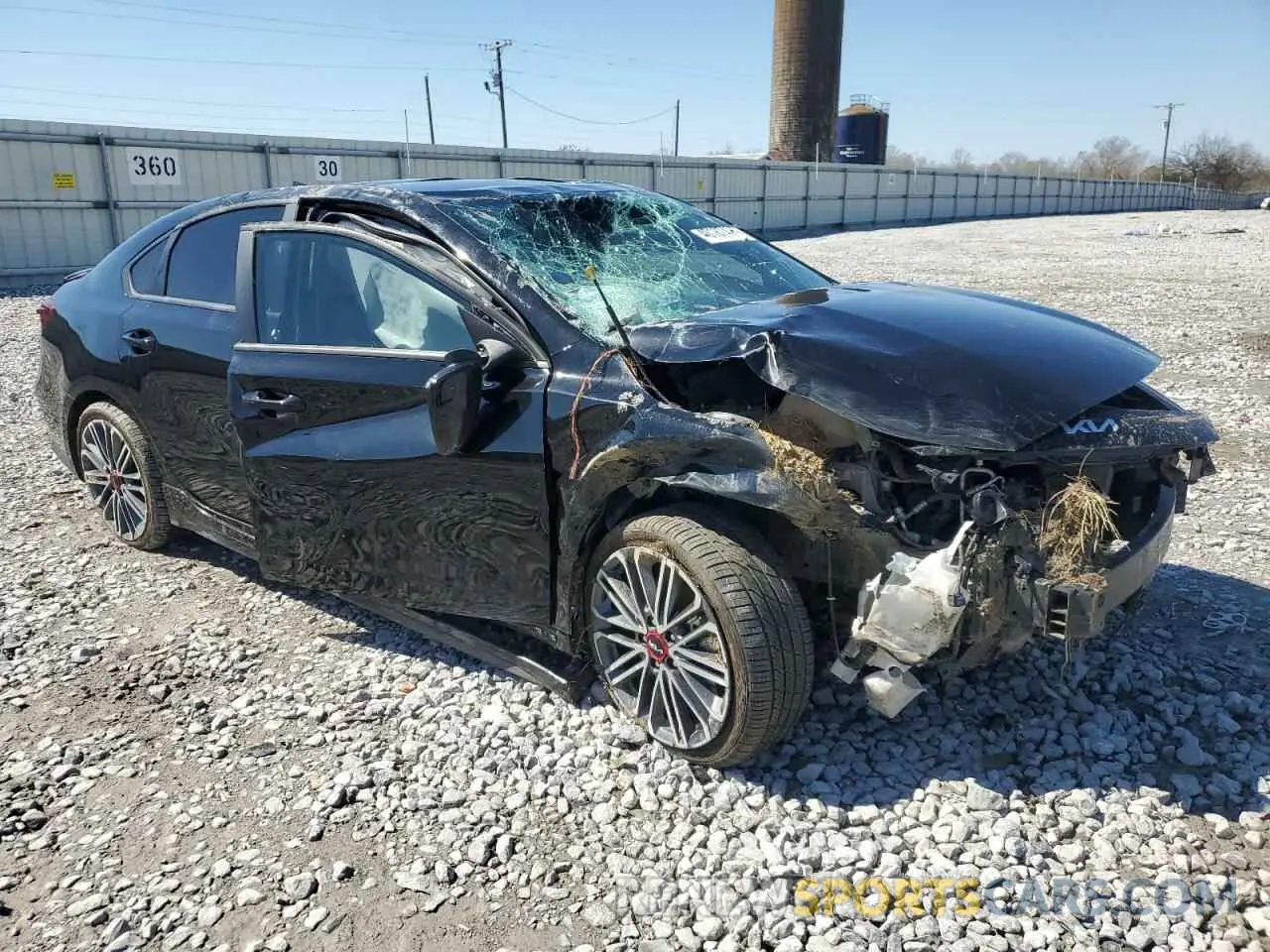 4 fotografías del automóvil dañado 3KPF44AC8NE434552 KIA FORTE 2022