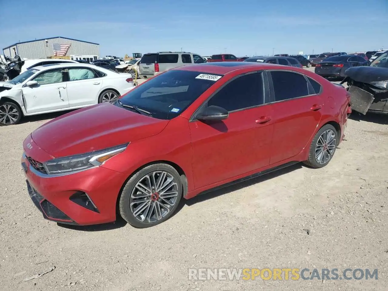 1 fotografías del automóvil dañado 3KPF44AC9NE433863 KIA FORTE 2022