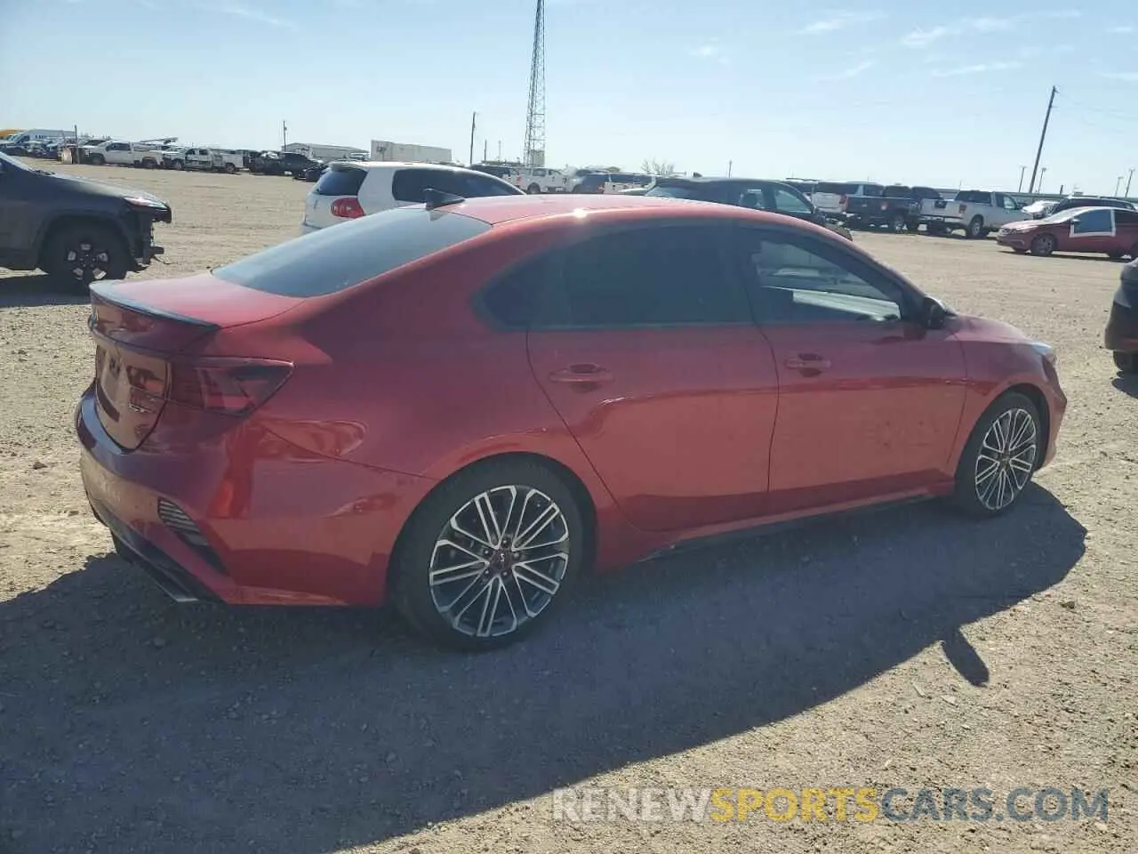 3 fotografías del automóvil dañado 3KPF44AC9NE433863 KIA FORTE 2022