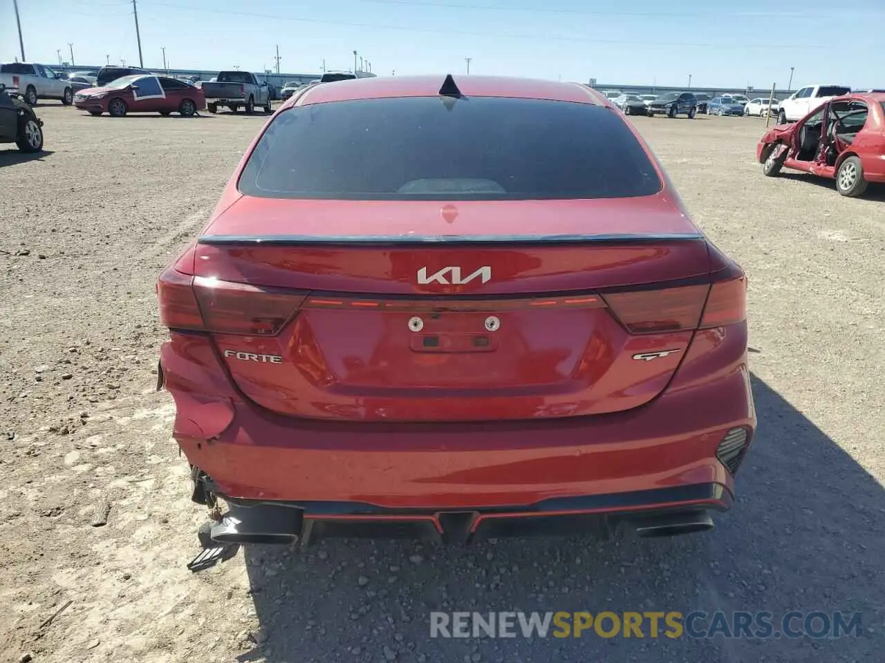 6 fotografías del automóvil dañado 3KPF44AC9NE433863 KIA FORTE 2022