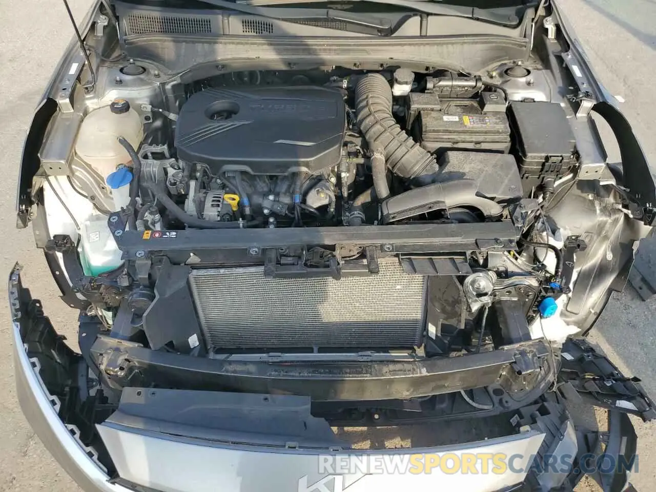 11 fotografías del automóvil dañado 3KPF44AC9NE477331 KIA FORTE 2022