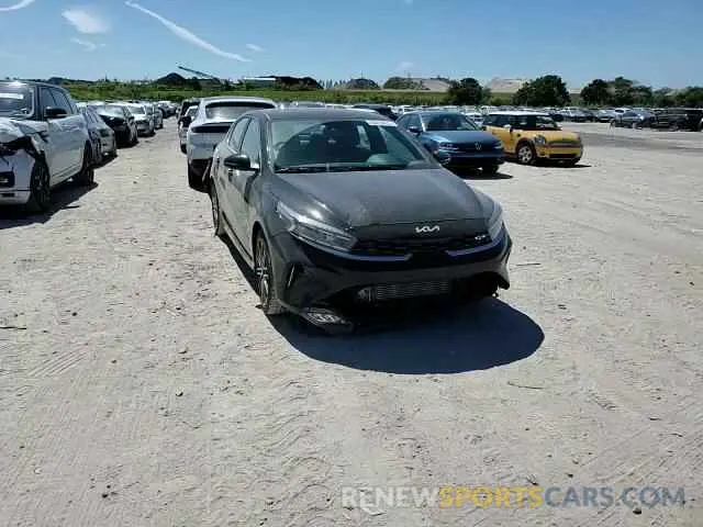 11 fotografías del automóvil dañado 3KPF44ACXNE466225 KIA FORTE 2022