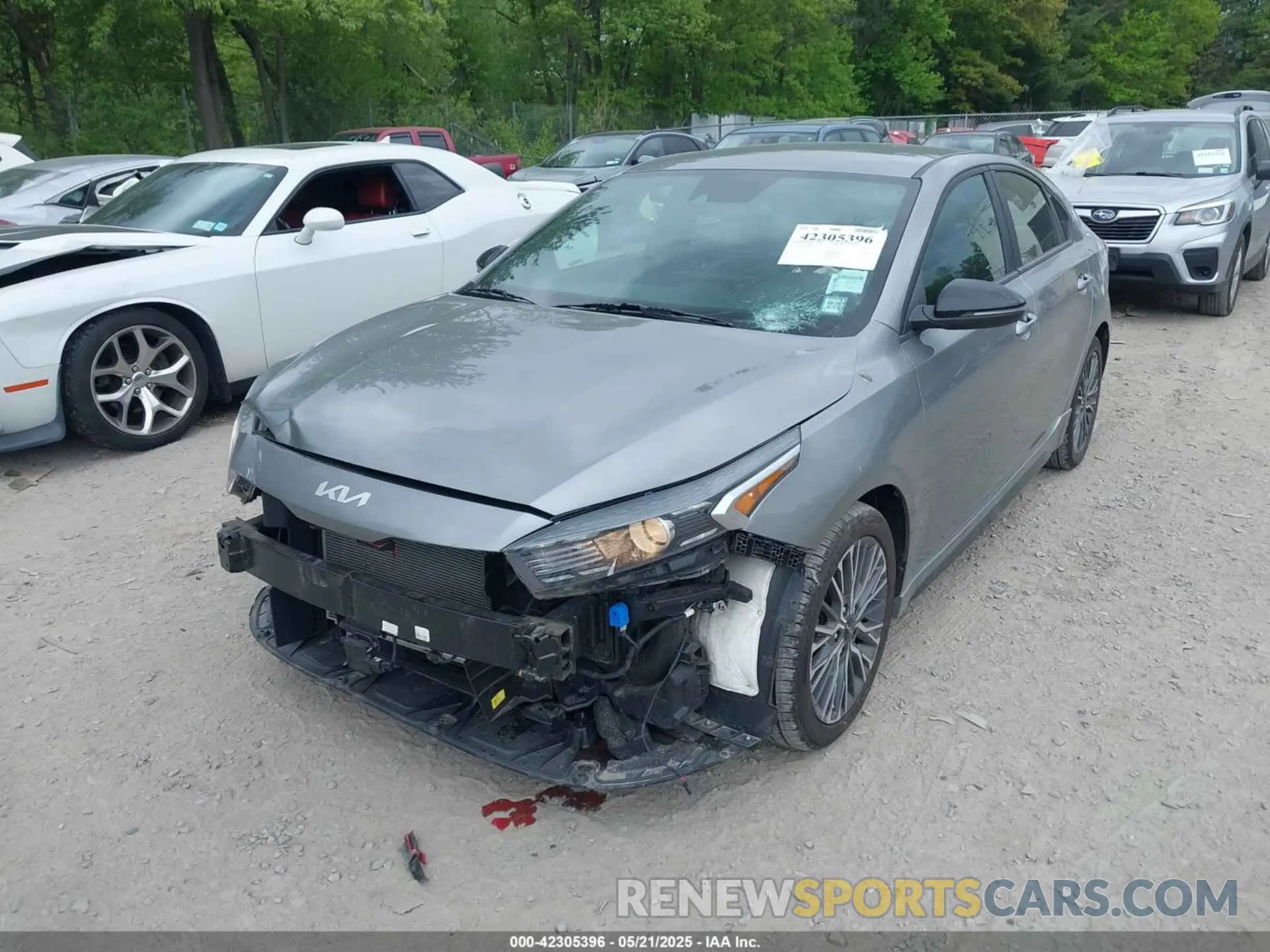 6 fotografías del automóvil dañado 3KPF54AD0NE486182 KIA FORTE 2022