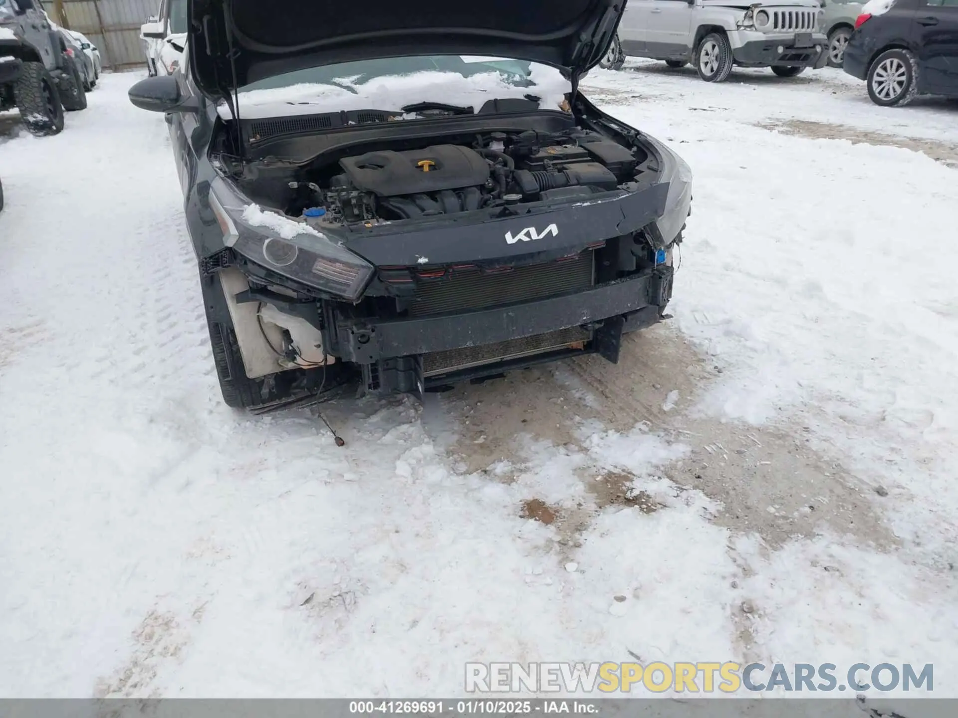 6 fotografías del automóvil dañado 3KPF54AD0NE492094 KIA FORTE 2022