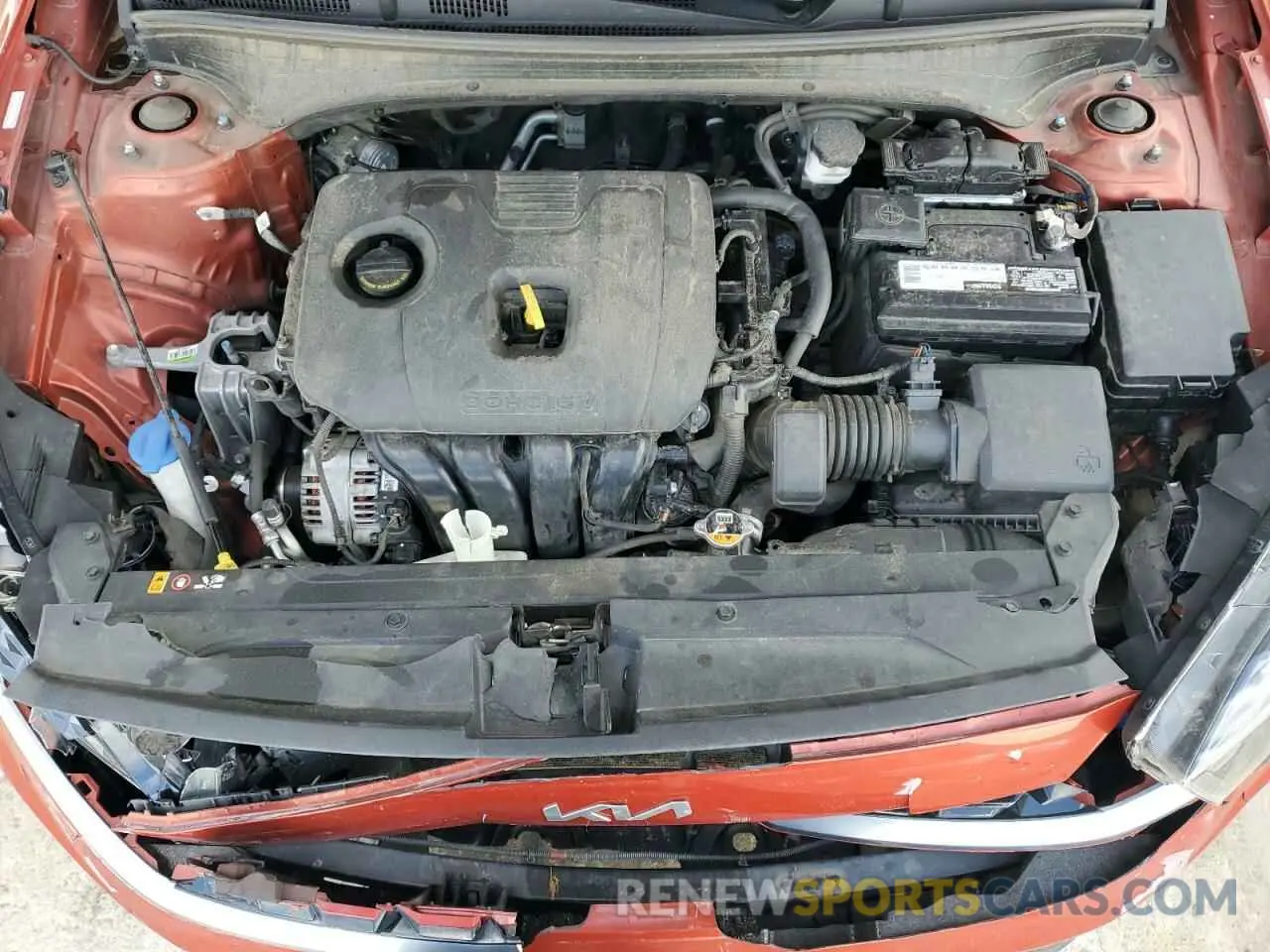 11 fotografías del automóvil dañado 3KPF54AD4NE437731 KIA FORTE 2022