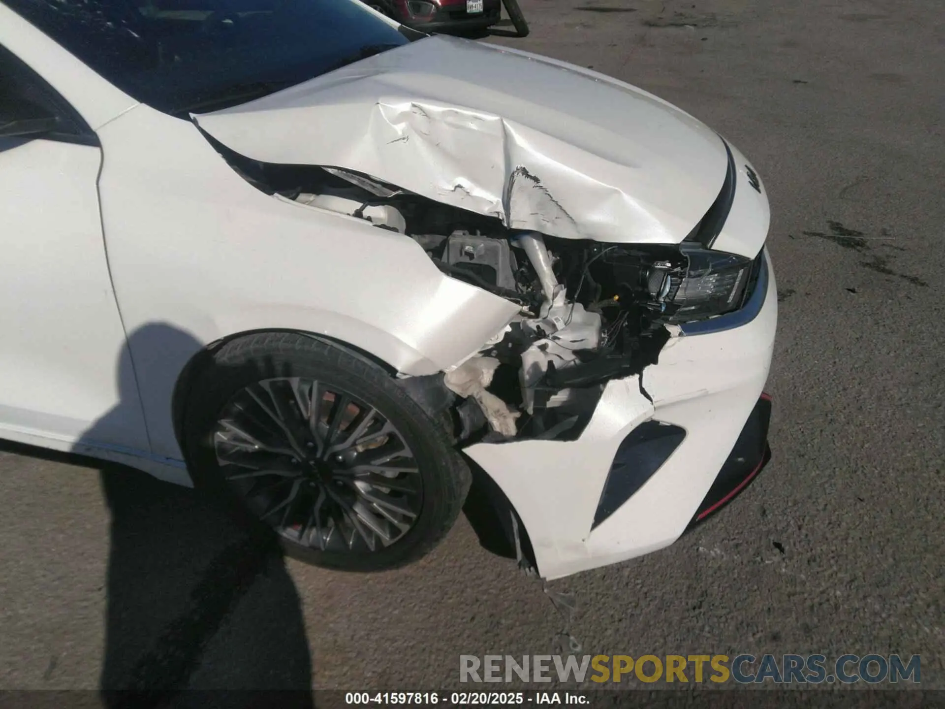 6 fotografías del automóvil dañado 3KPF54AD4NE452598 KIA FORTE 2022