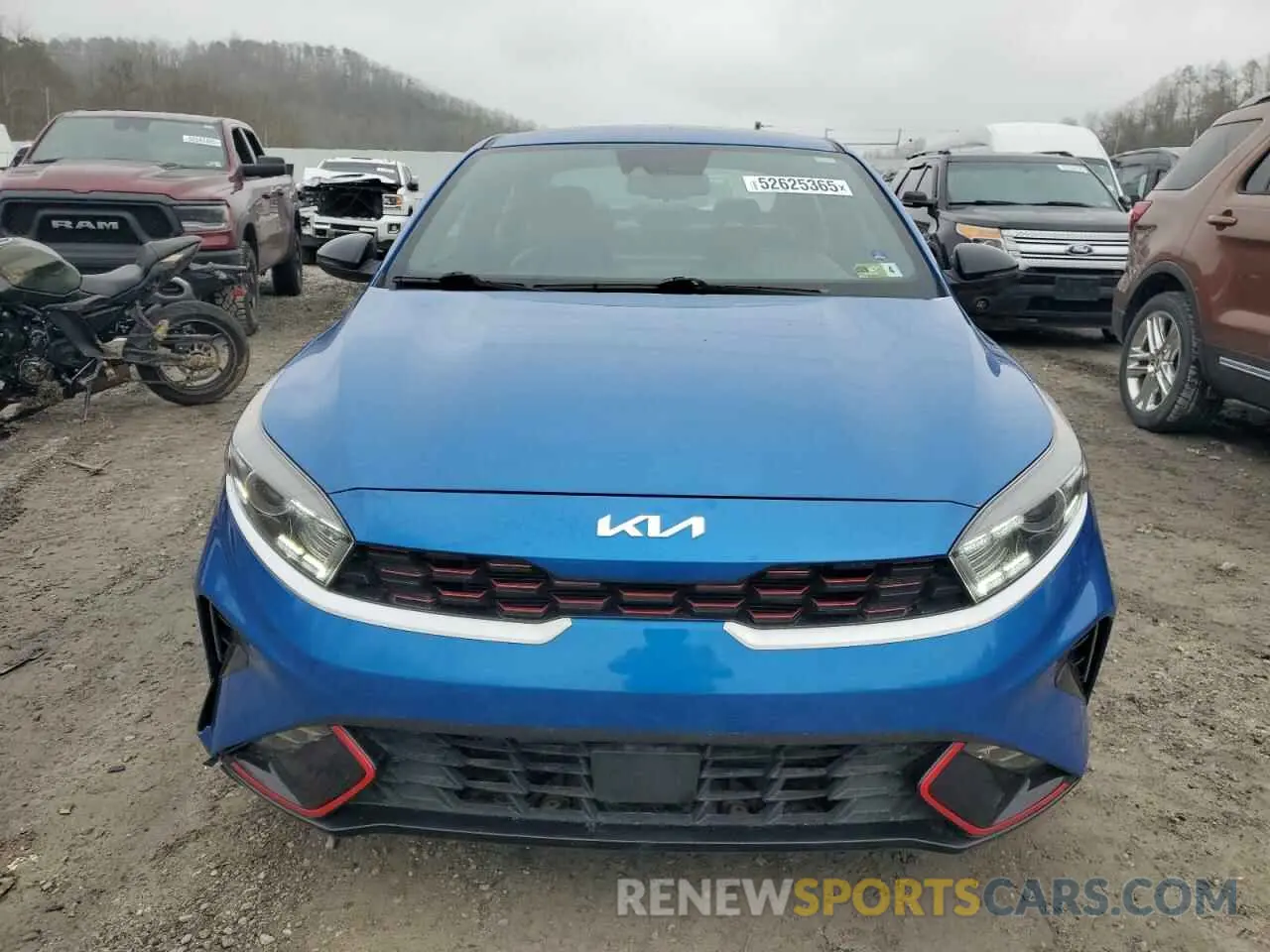 5 fotografías del automóvil dañado 3KPF54AD4NE453721 KIA FORTE 2022