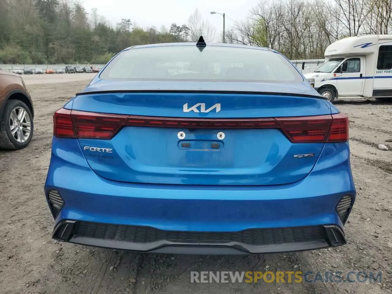6 fotografías del automóvil dañado 3KPF54AD4NE453721 KIA FORTE 2022