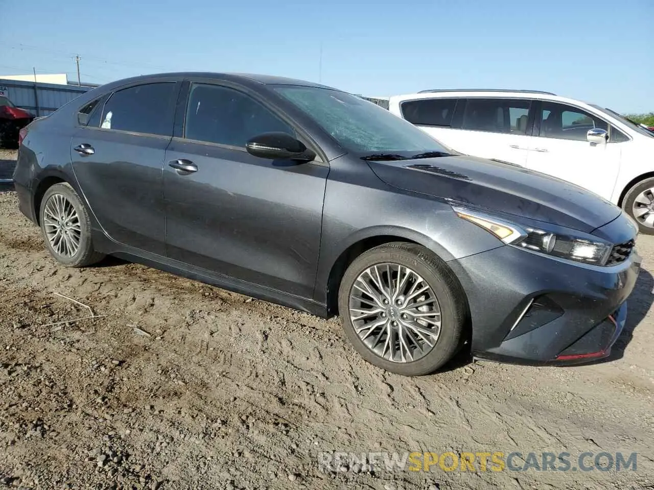 4 fotografías del automóvil dañado 3KPF54AD4NE478778 KIA FORTE 2022