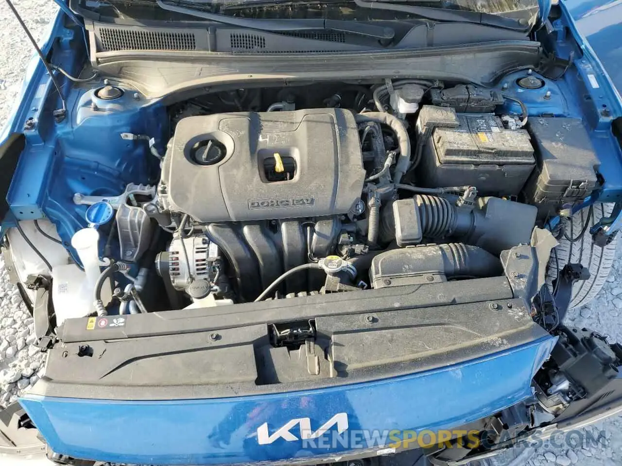 13 fotografías del automóvil dañado 3KPF54AD4NE498383 KIA FORTE 2022