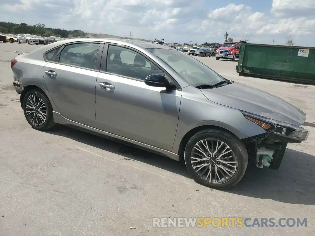 4 fotografías del automóvil dañado 3KPF54AD6NE430957 KIA FORTE 2022
