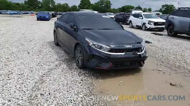 13 fotografías del automóvil dañado 3KPF54AD6NE438640 KIA FORTE 2022