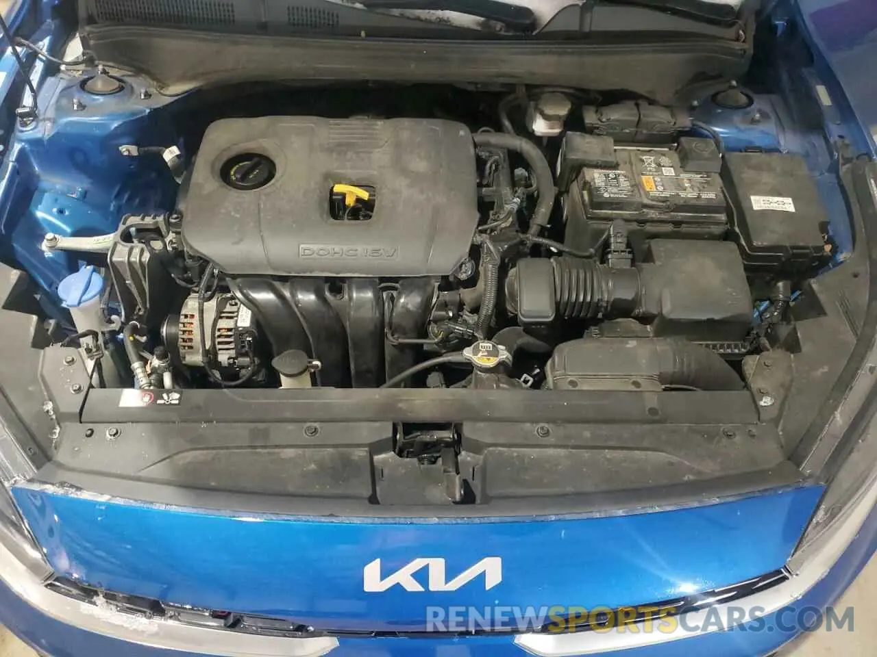 12 fotografías del automóvil dañado 3KPF54AD6NE505222 KIA FORTE 2022