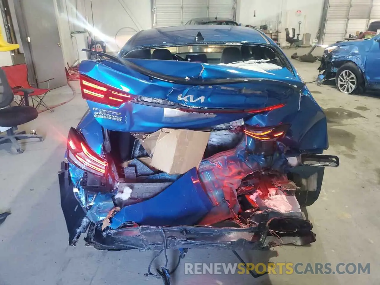 6 fotografías del automóvil dañado 3KPF54AD6NE505222 KIA FORTE 2022