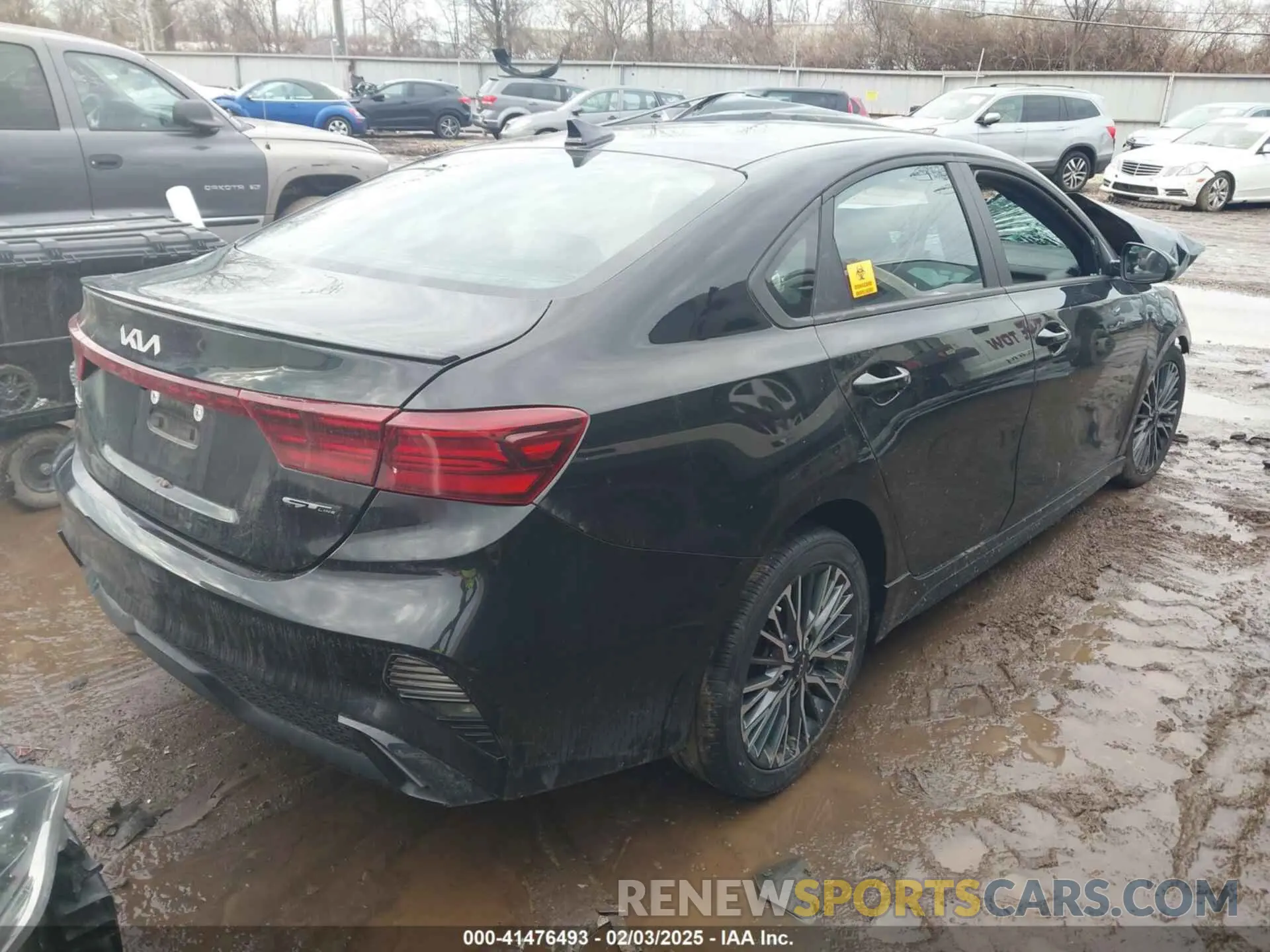 4 fotografías del automóvil dañado 3KPF54AD9NE488982 KIA FORTE 2022