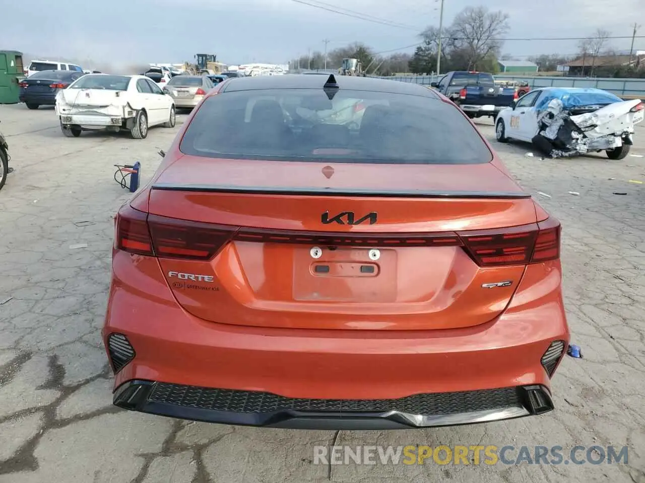 6 fotografías del automóvil dañado 3KPF54AD9NE497326 KIA FORTE 2022