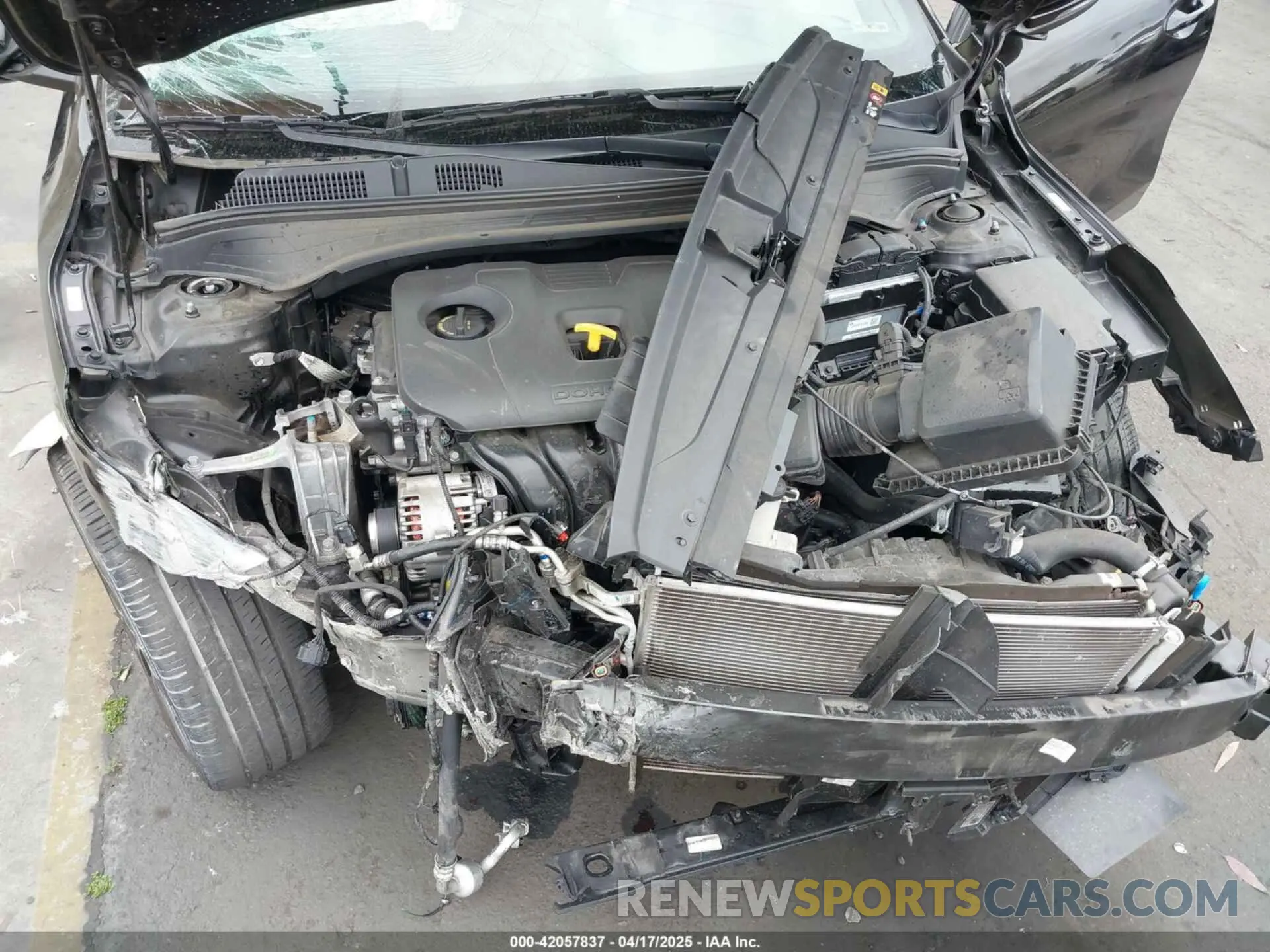 6 fotografías del automóvil dañado 3KPF54AD9NE498735 KIA FORTE 2022