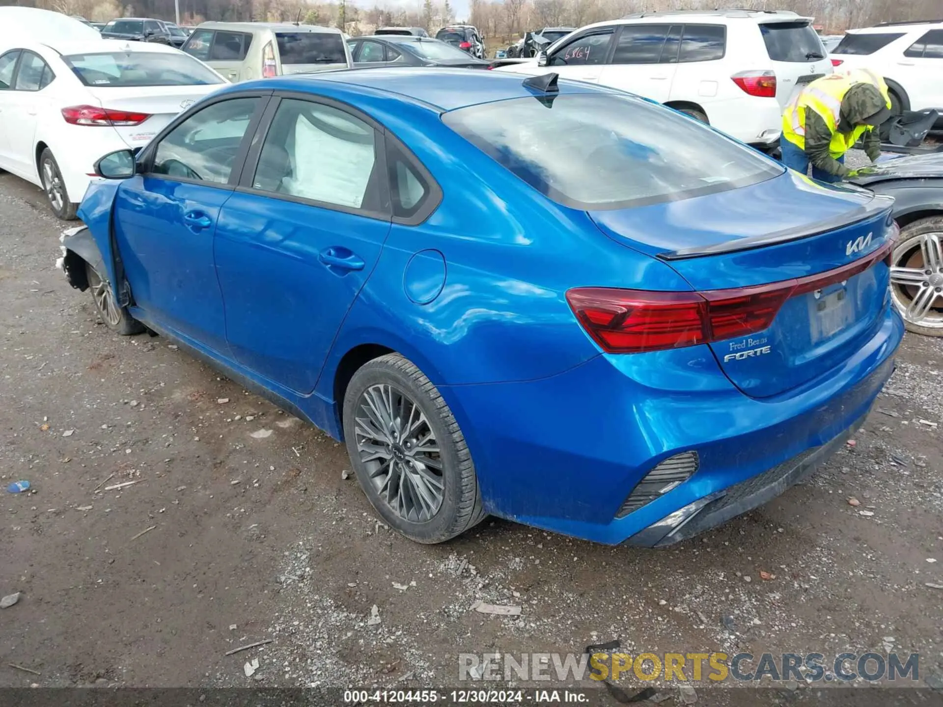 3 fotografías del automóvil dañado 3KPF54ADXNE426104 KIA FORTE 2022
