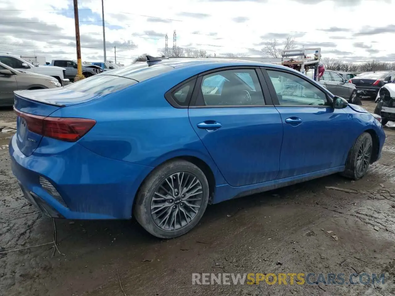 3 fotografías del automóvil dañado 3KPF54ADXNE428144 KIA FORTE 2022