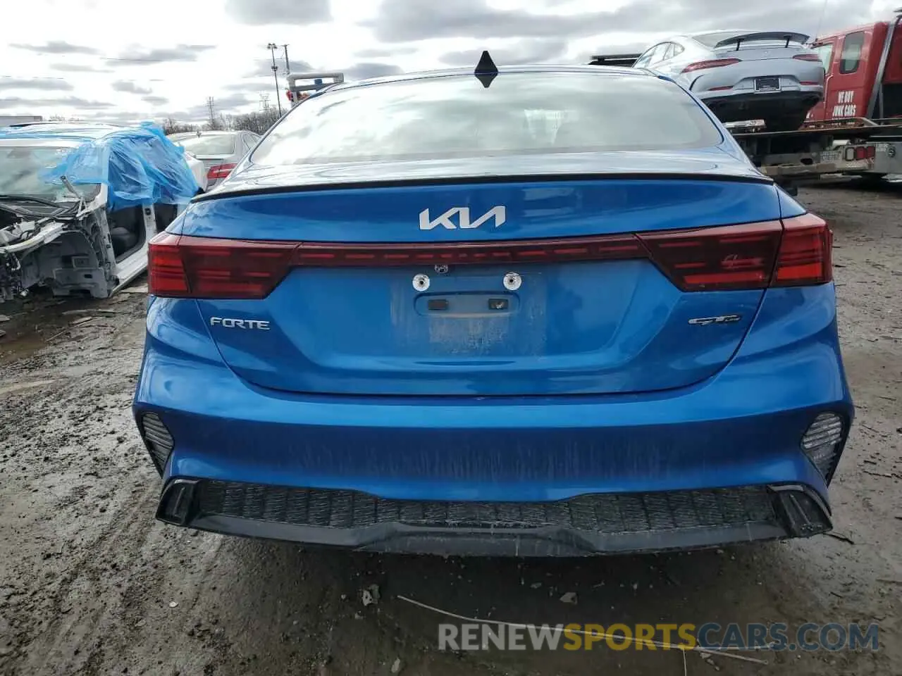 6 fotografías del automóvil dañado 3KPF54ADXNE428144 KIA FORTE 2022