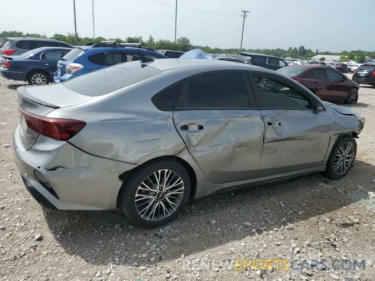 3 fotografías del automóvil dañado 3KPF54ADXNE436065 KIA FORTE 2022