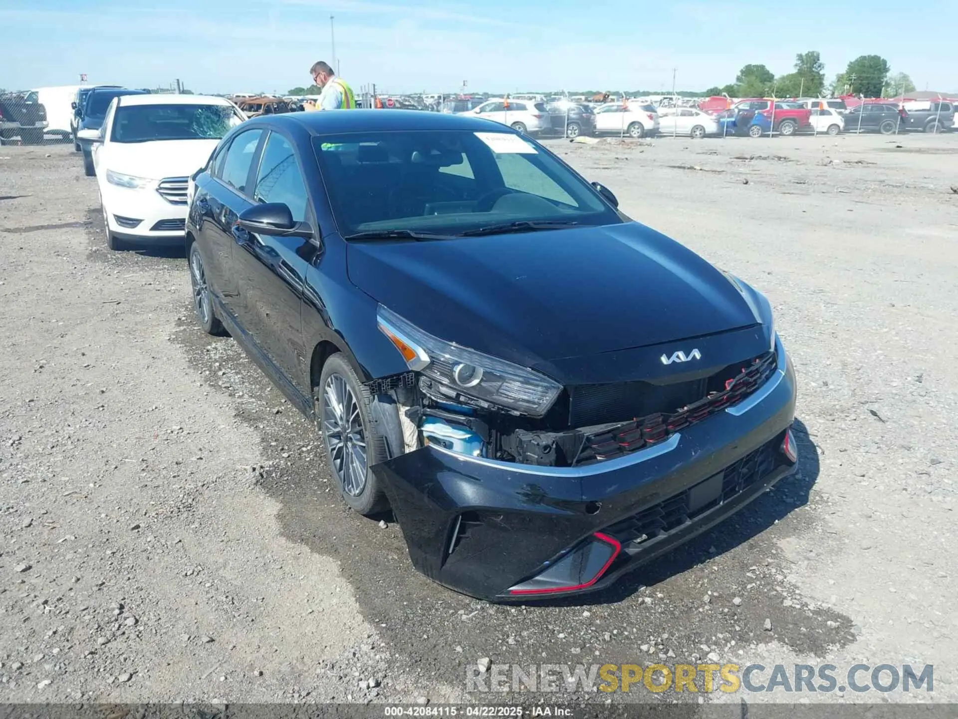 6 fotografías del automóvil dañado 3KPF54ADXNE448913 KIA FORTE 2022