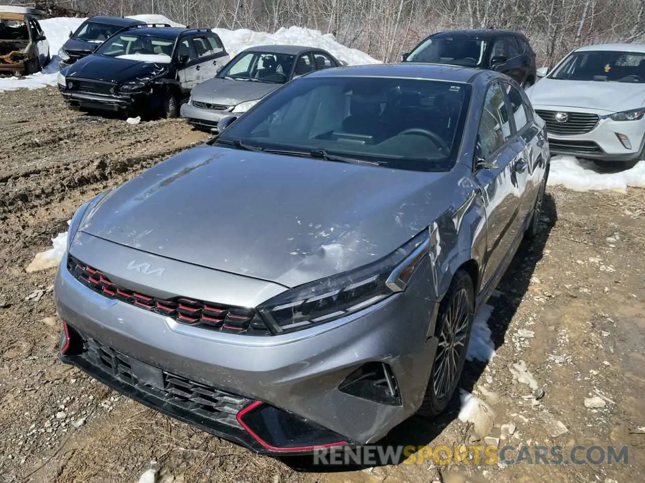 1 fotografías del automóvil dañado 3KPF54ADXNE502680 KIA FORTE 2022