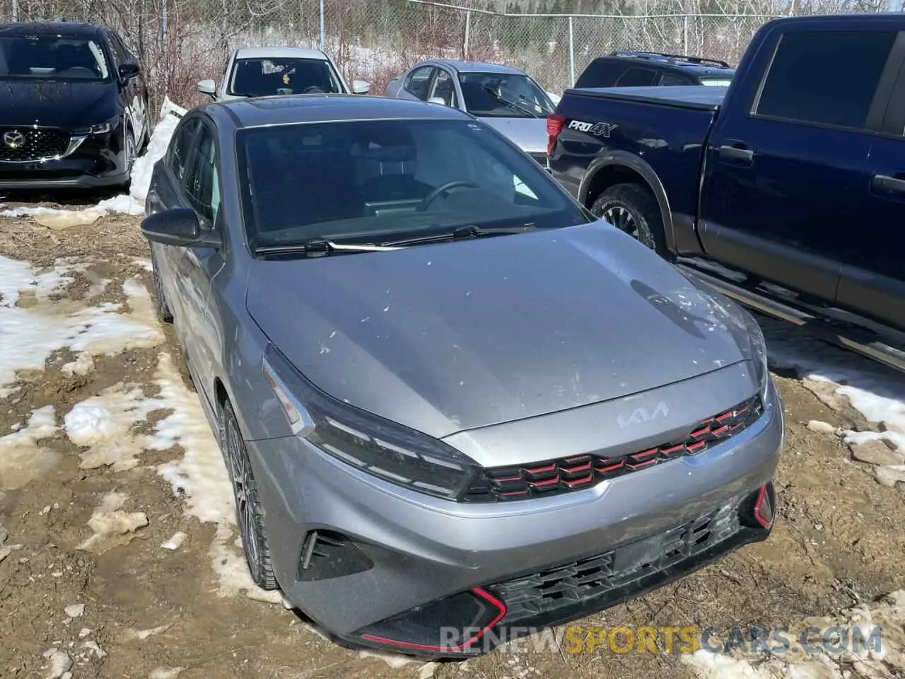 4 fotografías del automóvil dañado 3KPF54ADXNE502680 KIA FORTE 2022