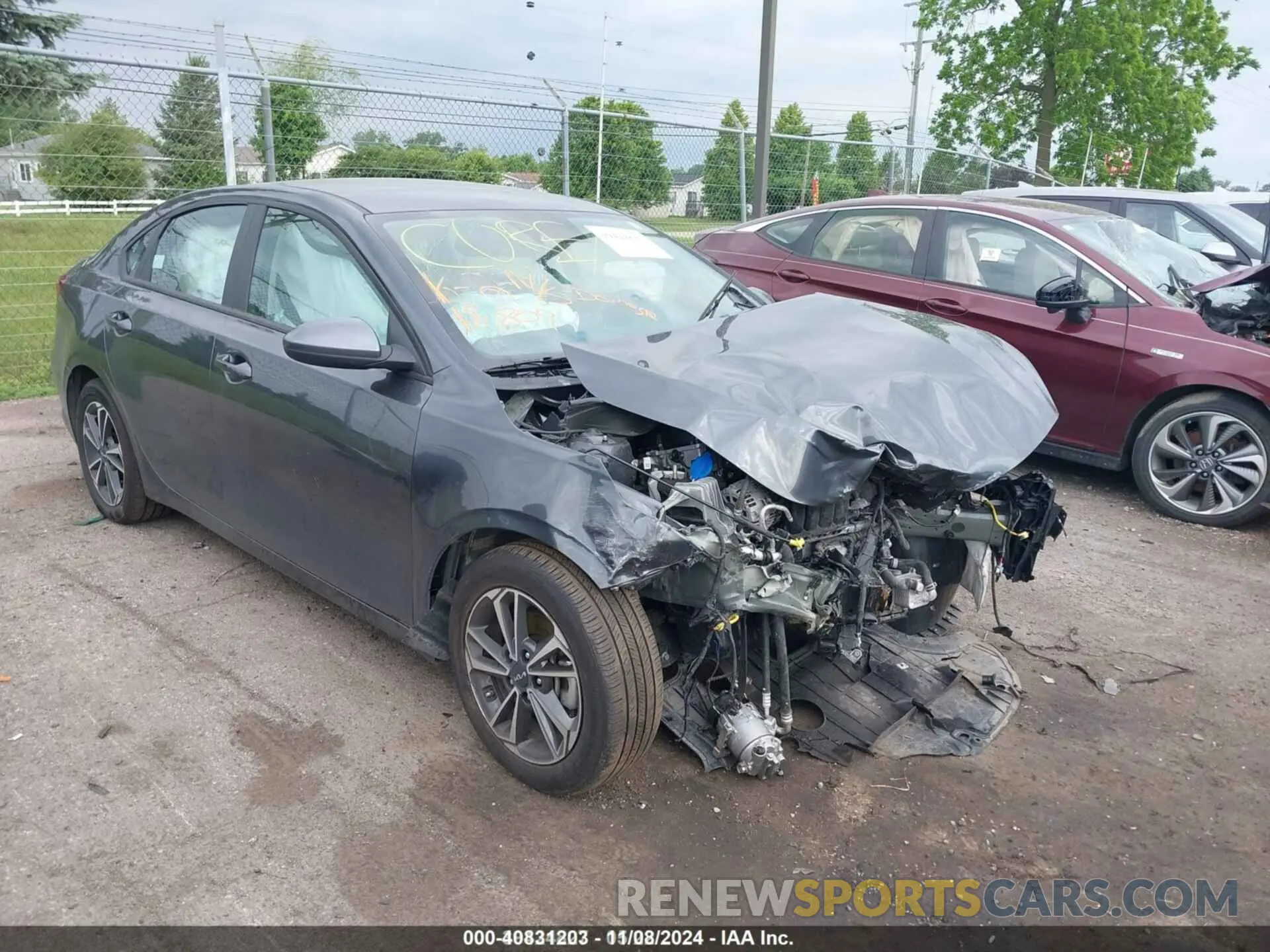 1 fotografías del automóvil dañado 3KPF24AD0PE668637 KIA FORTE 2023