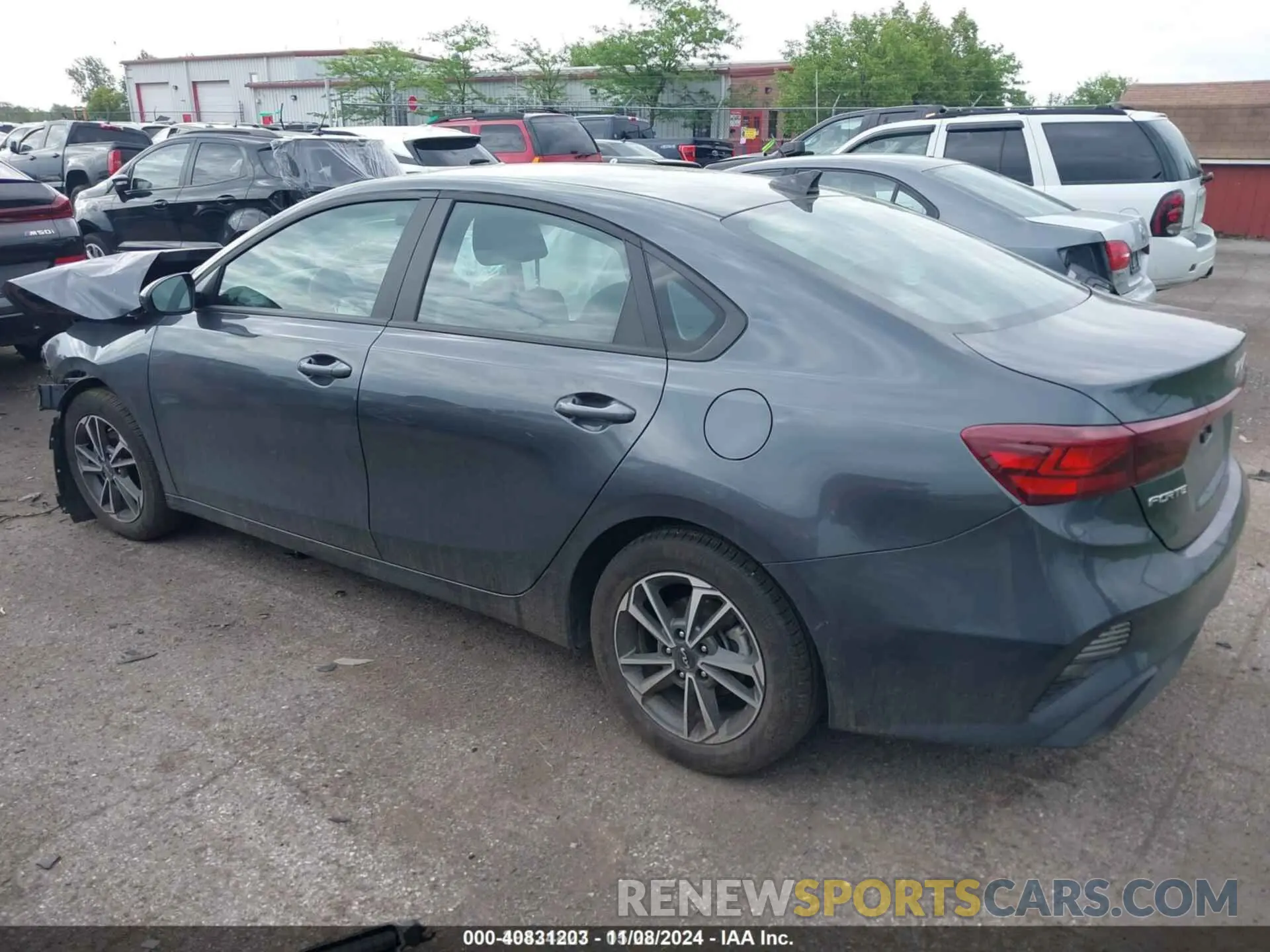 3 fotografías del automóvil dañado 3KPF24AD0PE668637 KIA FORTE 2023