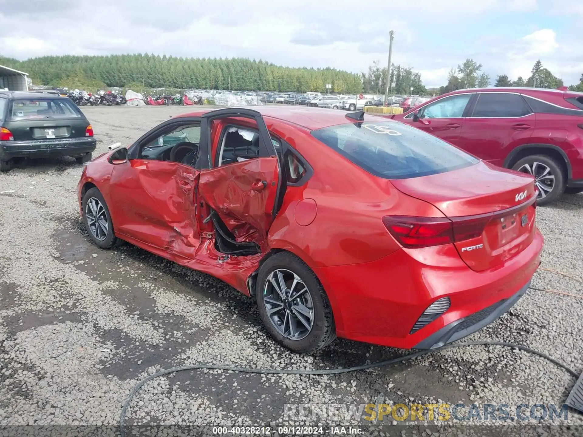 3 fotografías del automóvil dañado 3KPF24AD2PE526466 KIA FORTE 2023