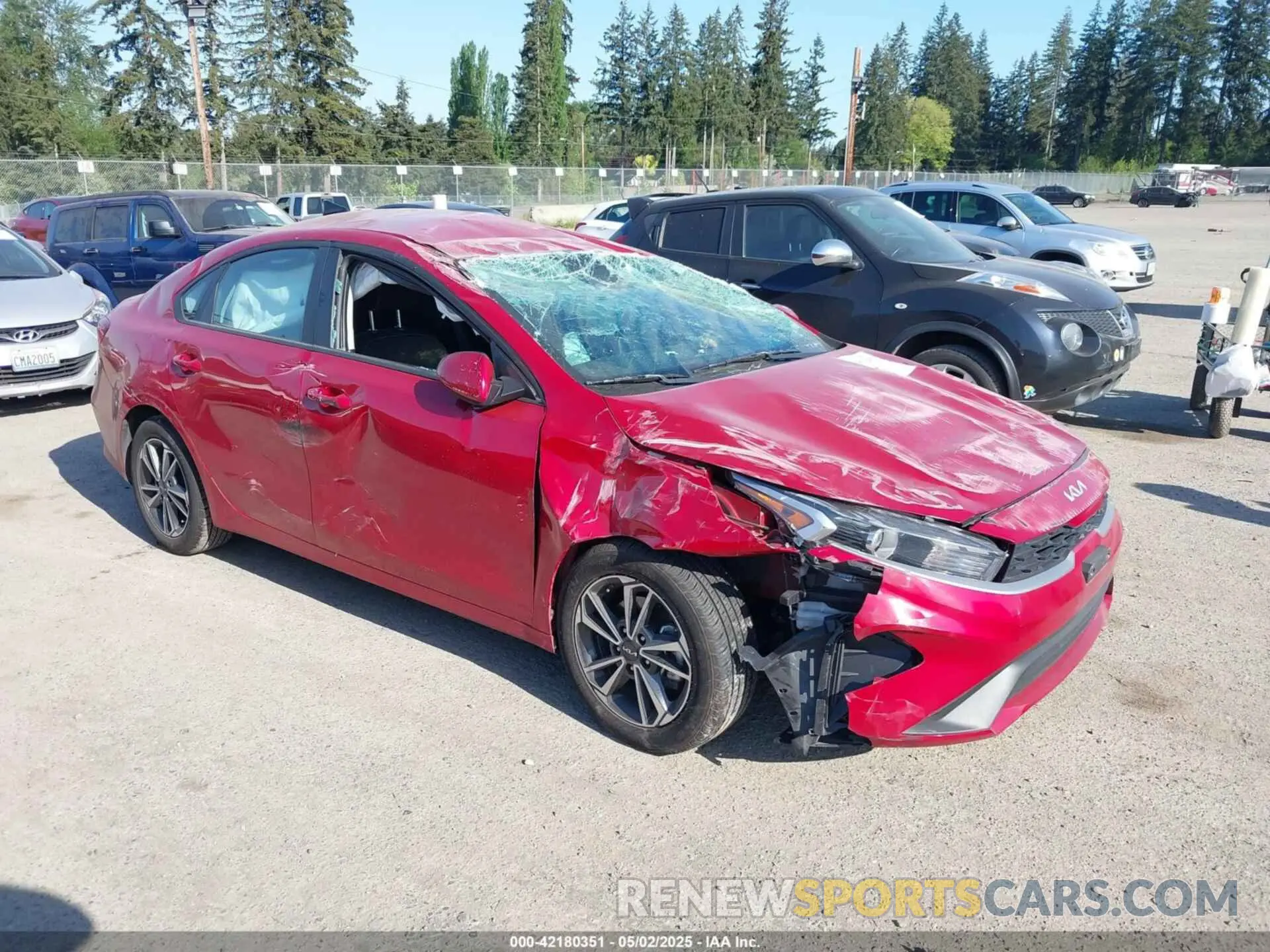 1 fotografías del automóvil dañado 3KPF24AD2PE612585 KIA FORTE 2023