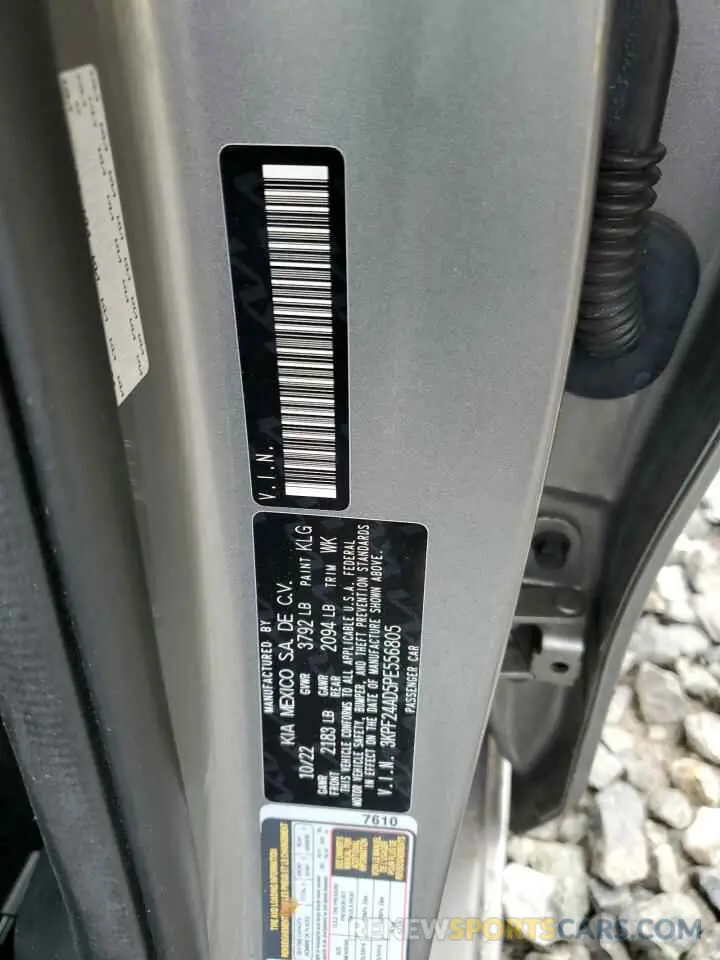 12 fotografías del automóvil dañado 3KPF24AD5PE556805 KIA FORTE 2023