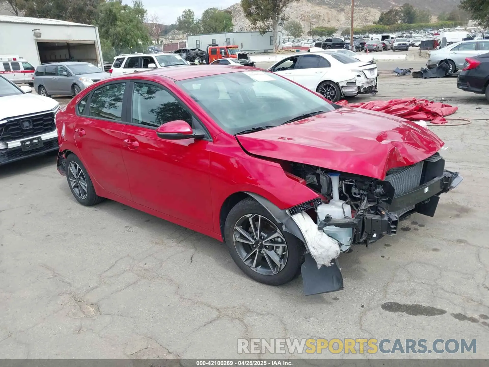 1 fotografías del automóvil dañado 3KPF24AD6PE580787 KIA FORTE 2023
