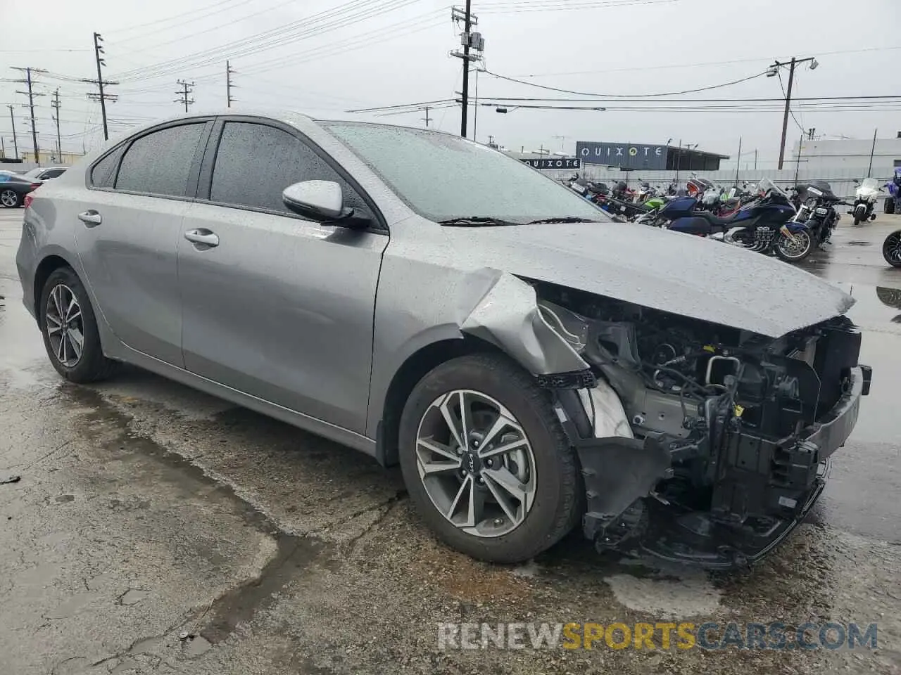 4 fotografías del automóvil dañado 3KPF24AD6PE640583 KIA FORTE 2023