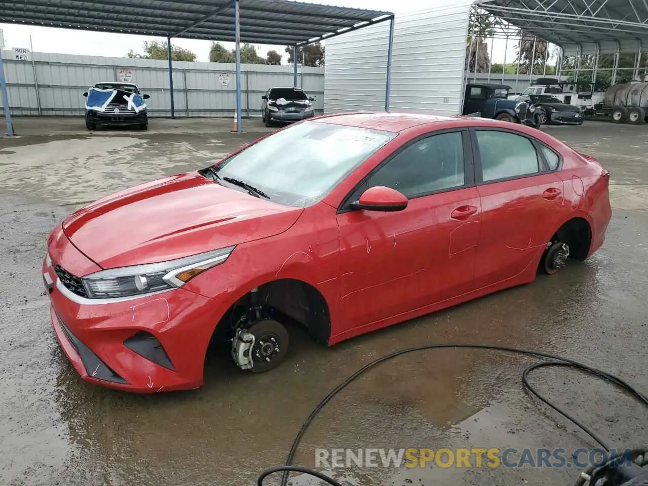1 fotografías del automóvil dañado 3KPF24AD7PE583262 KIA FORTE 2023
