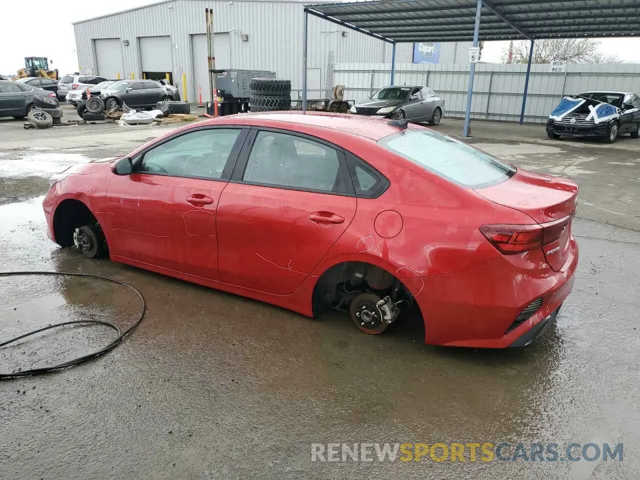 2 fotografías del automóvil dañado 3KPF24AD7PE583262 KIA FORTE 2023