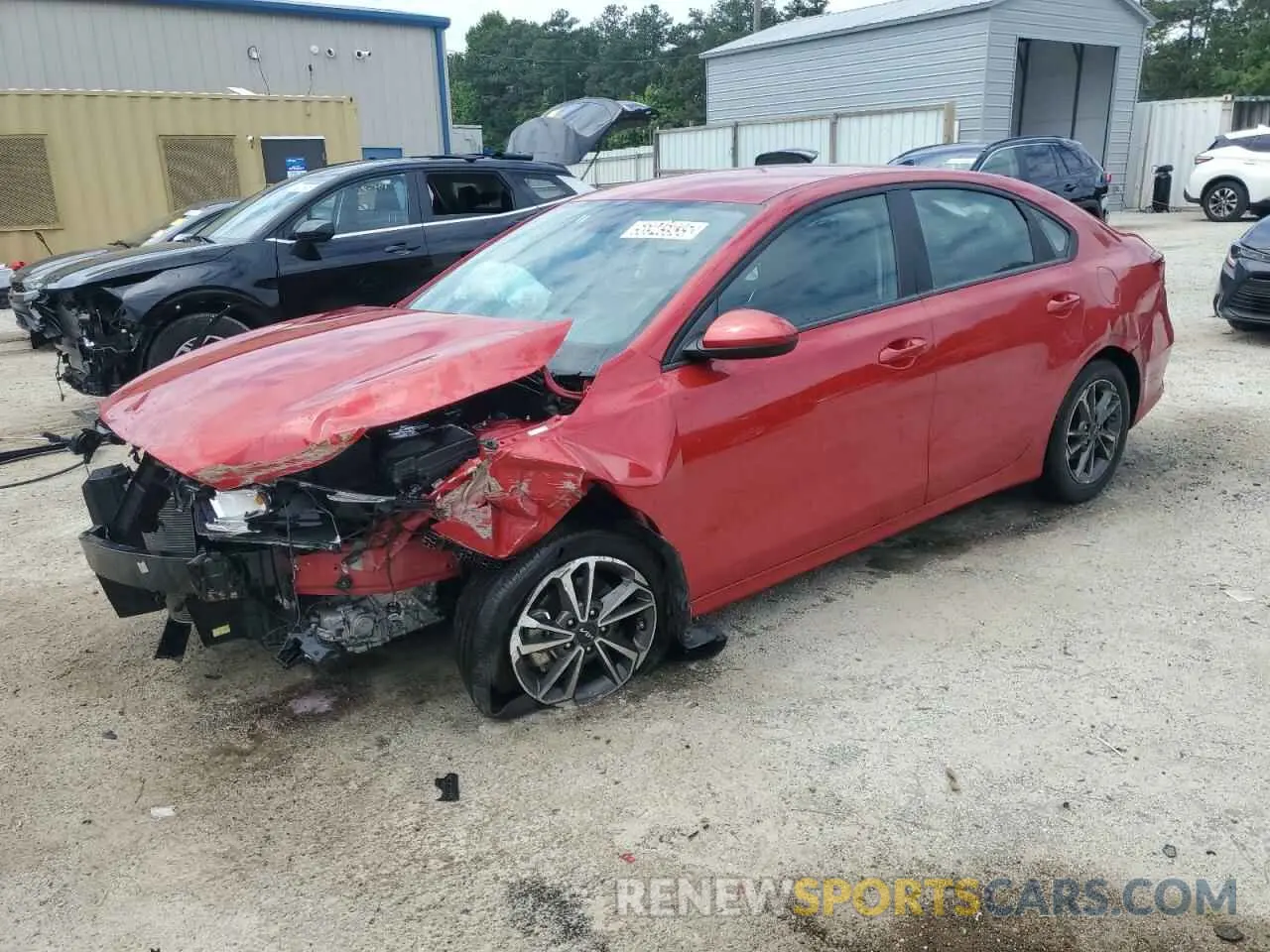1 fotografías del automóvil dañado 3KPF24AD8PE627155 KIA FORTE 2023