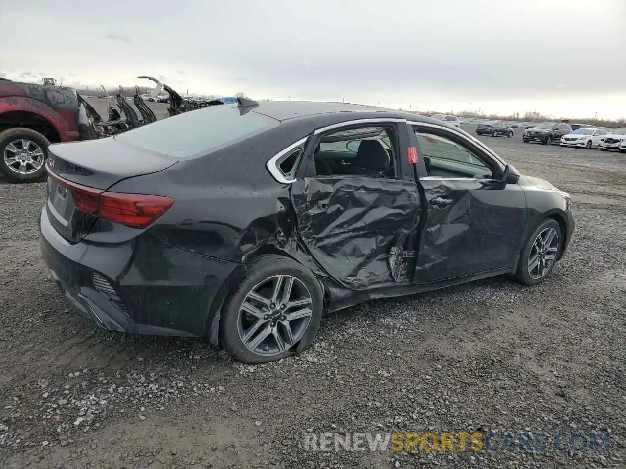 3 fotografías del automóvil dañado 3KPF34AD5PE559250 KIA FORTE 2023