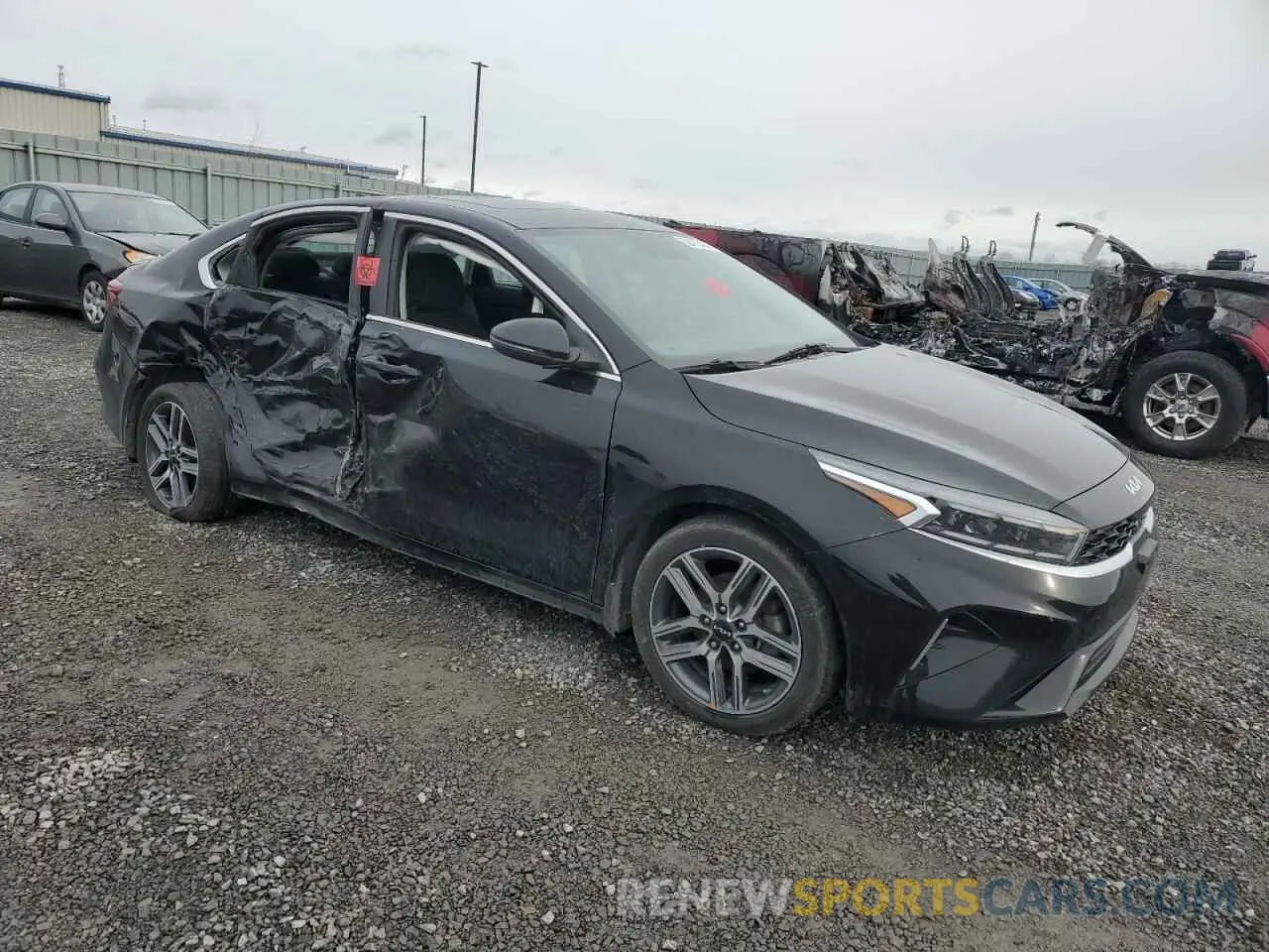 4 fotografías del automóvil dañado 3KPF34AD5PE559250 KIA FORTE 2023