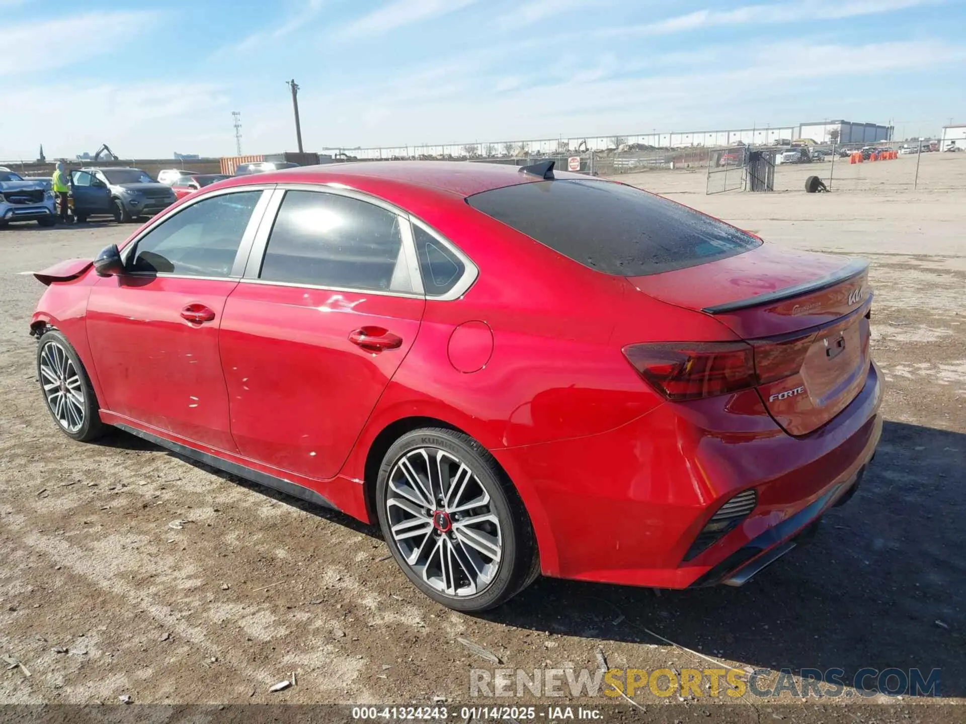 3 fotografías del automóvil dañado 3KPF44ACXPE563556 KIA FORTE 2023
